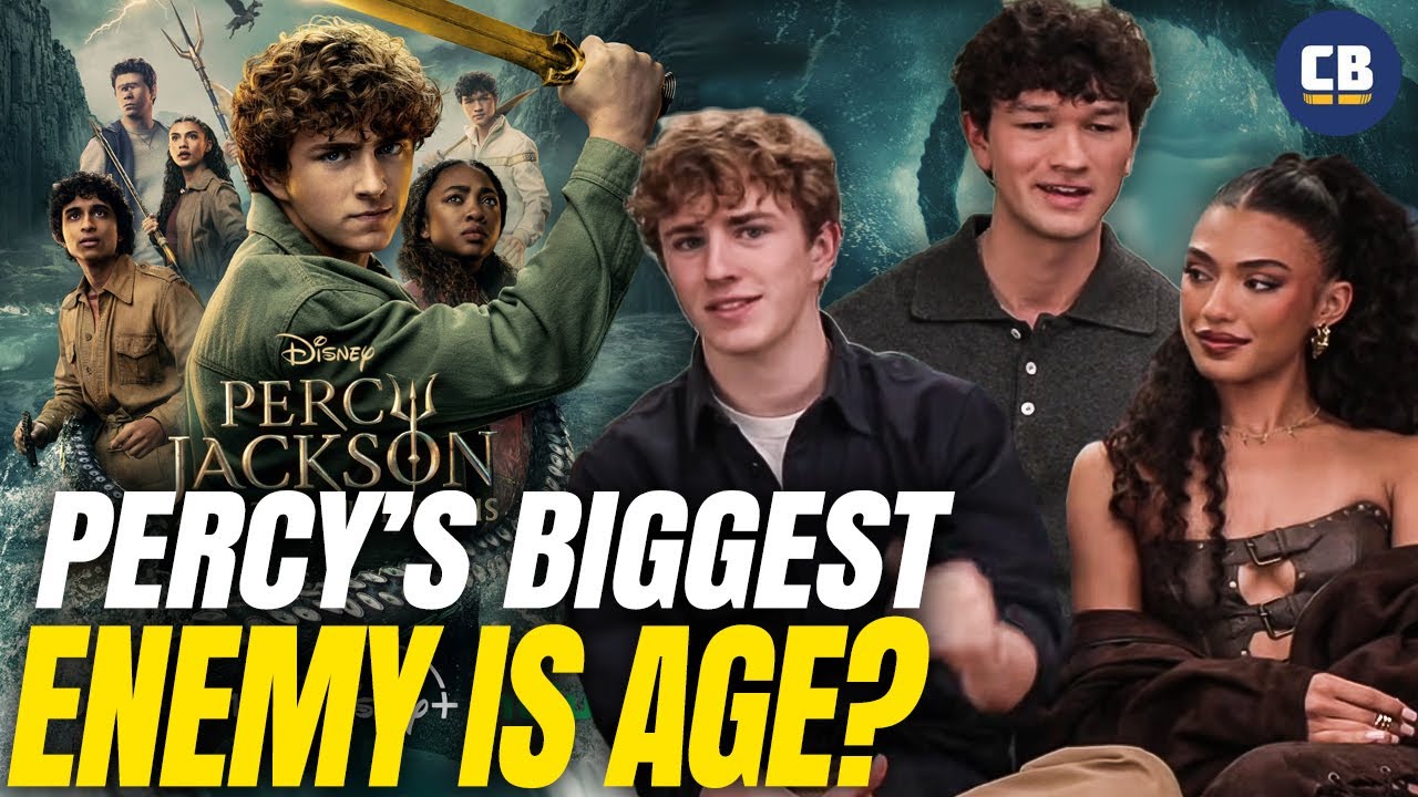 Percy Jackson's Biggest Enemy Is...Aging?! - Percy Jackson Season 2 Cast Interview!