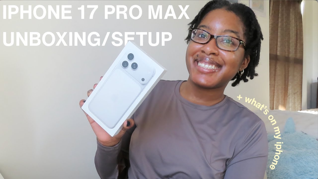 IPHONE 17 PRO MAX UNBOXING/SETUP + WHAT'S ON MY IPHONE📱🤍