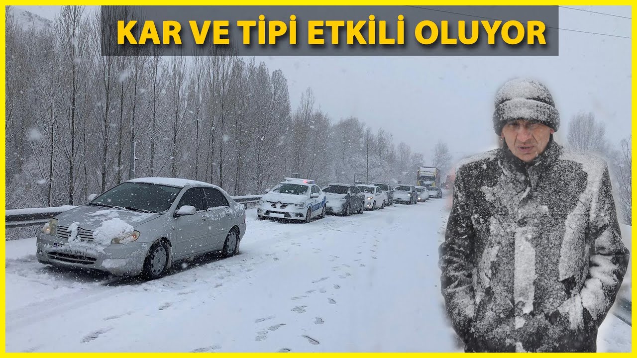 Erzurum ve Ardahan'da Kar Yağışı