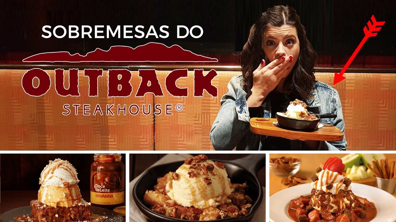 EXPERIMENTANDO AS SOBREMESAS DO OUTBACK - Será que vale a pena? | TPM, pra que te quero?