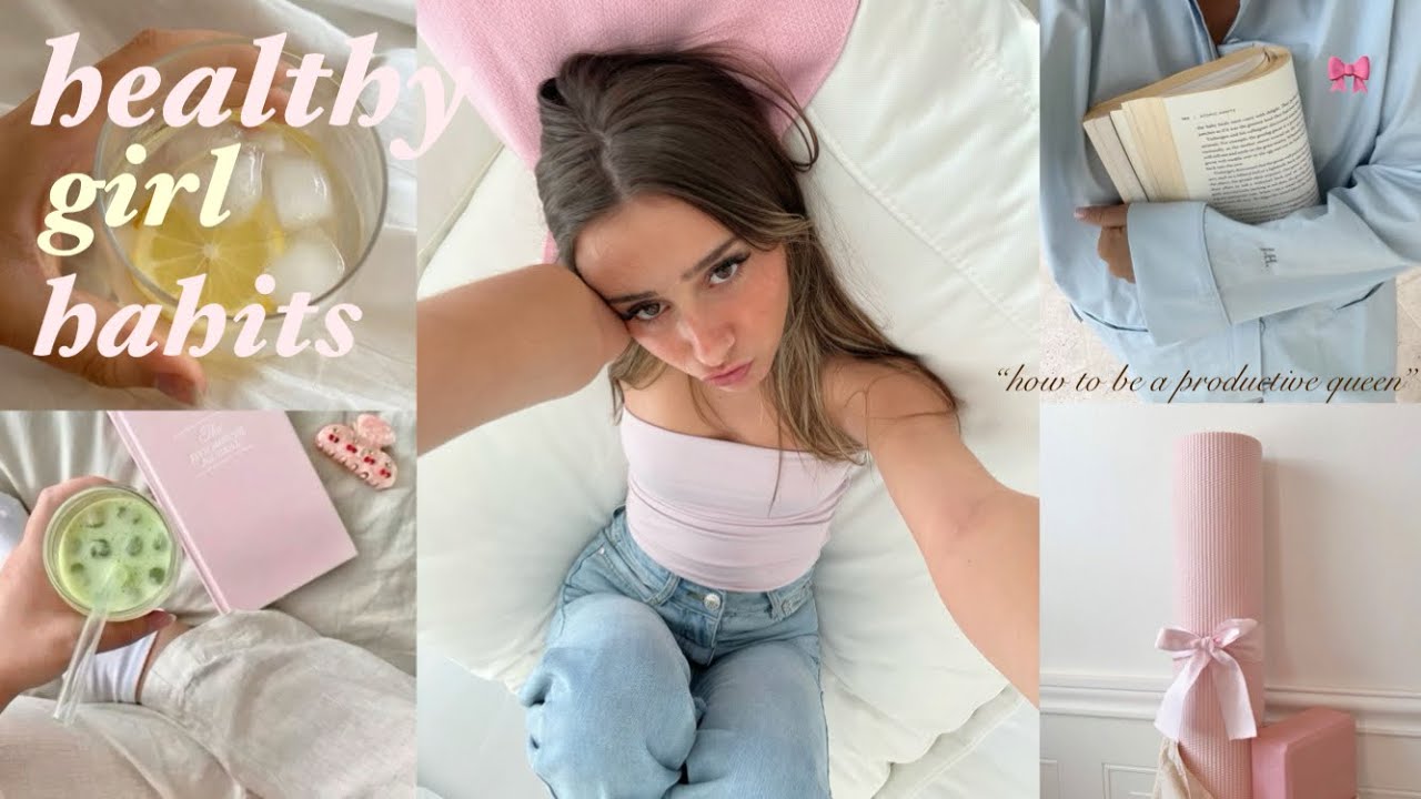 Здоровая рутина для девушек🎀 как я остаюсь продуктивной + планирую свой день