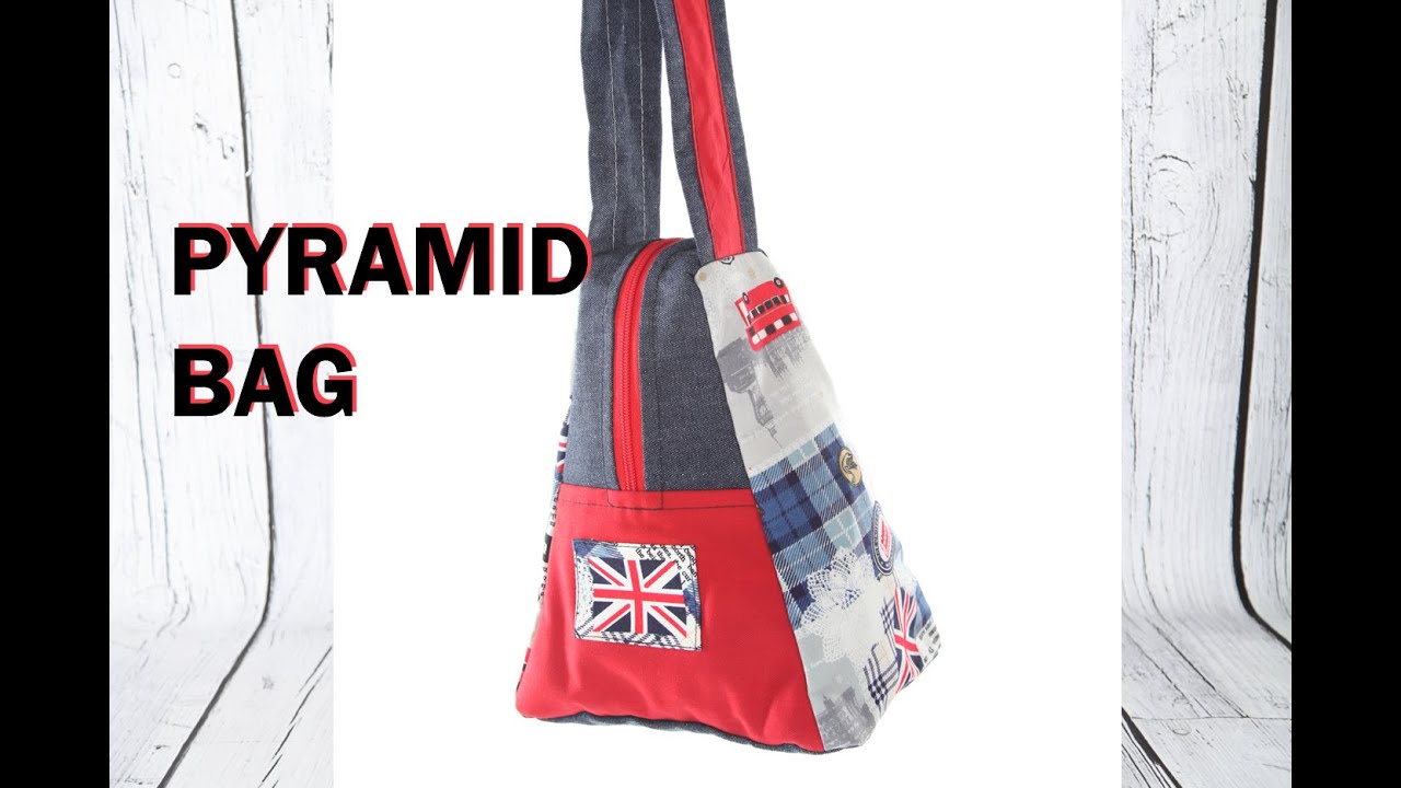 Pyramid style Hand bag - Part 1 / DIY Bag Vol 16A