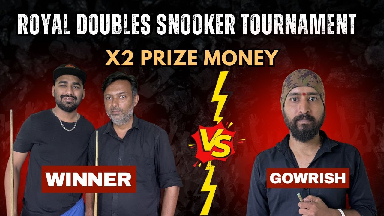 🎱🔥 Raj & Bhavesh 🆚 Gowrish | One-Hand Challenge Snooker Match | Royal Snooker 🔥🎱