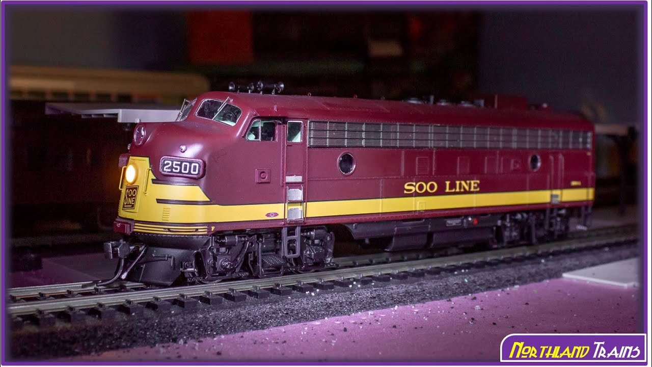 Soo Line 2500: HO Scale with real recordings
