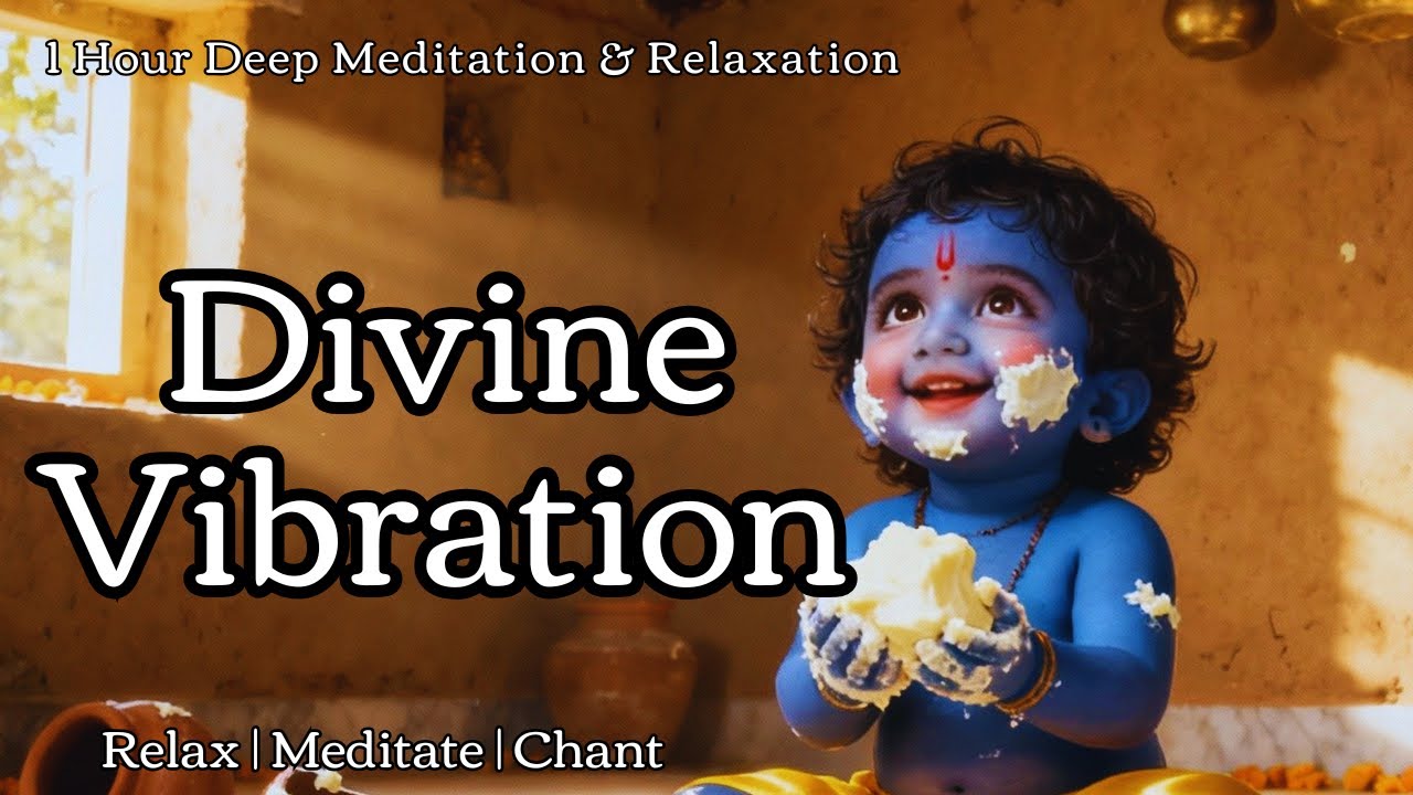 Feel Divine Calm | 1 Hour Hare Krishna Chanting Meditation | Iskcon Kirtan| Lofi Meditation