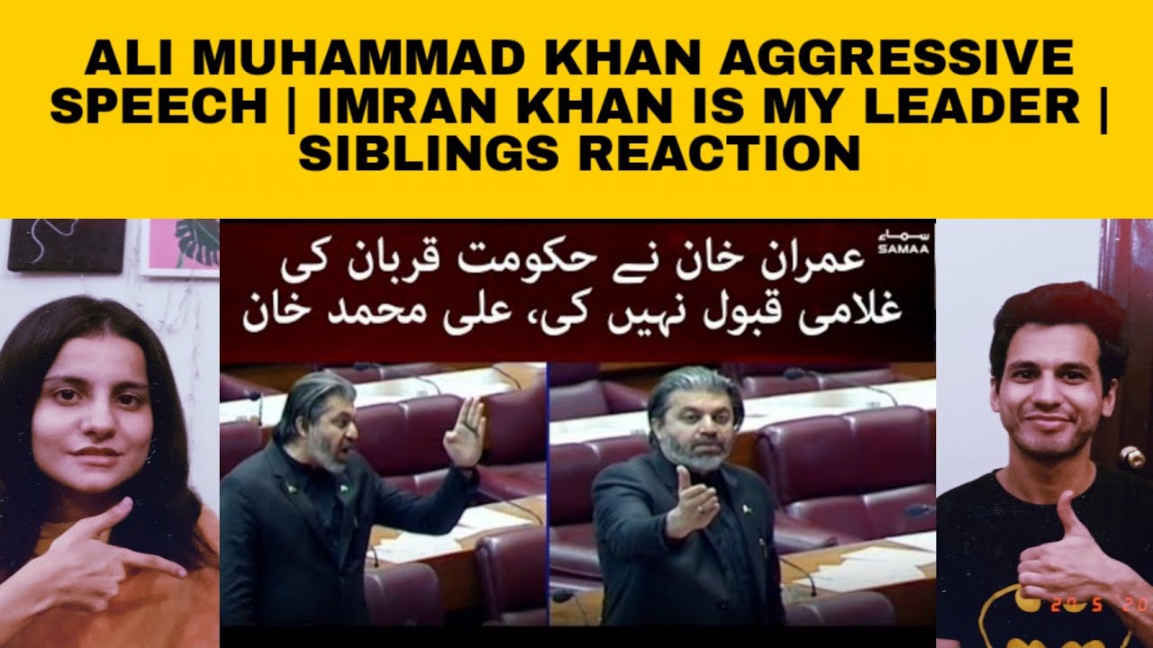 Ali Muhammad Khan Speech | Imran Khan ne Hukumat qurban ki lekin ghulami qabool nahi ki | Reaction