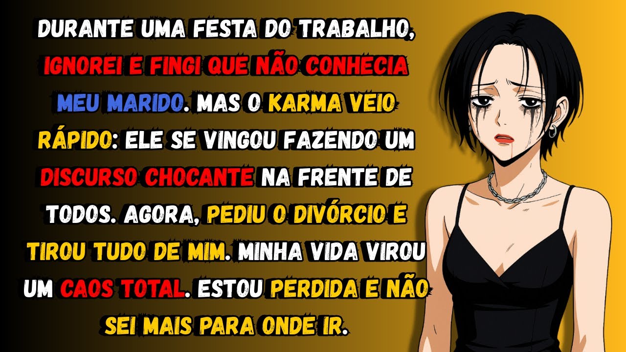 Durante uma festa do trabalho, ignorei e fingi que não conhecia meu marido. Mas o karma veio rápido