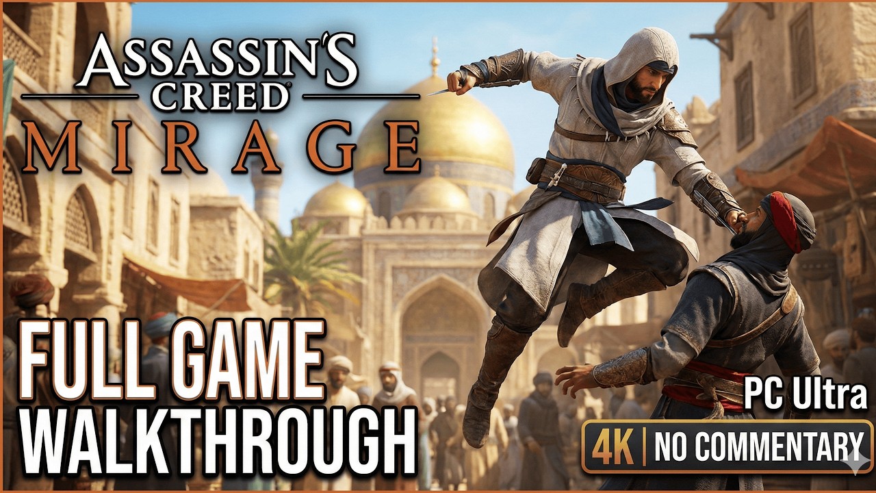 Assassin's Creed Mirage Full Game Movie | All Missions & Cutscenes (PC Ultra HD 4K, No Commentary)