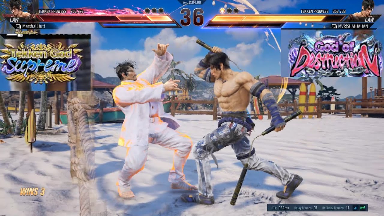 High Level Law Gameplay #1 - Super Aggressive Law Mirror Match | Tekken 8 Marshall Law Gameplay