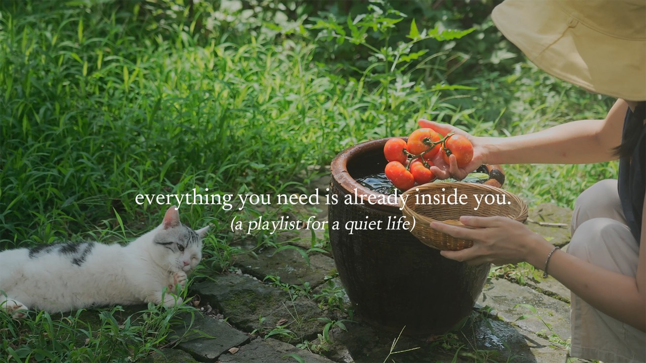everything you need is already inside you — (a playlist for a quiet life)
