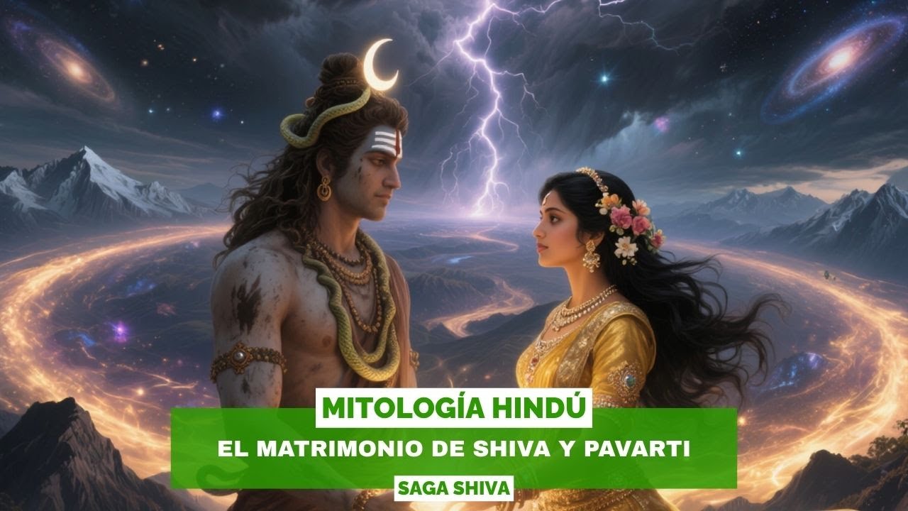 El Matrimonio de Shiva y Parvati | Mitología Hindú Saga de Shiva