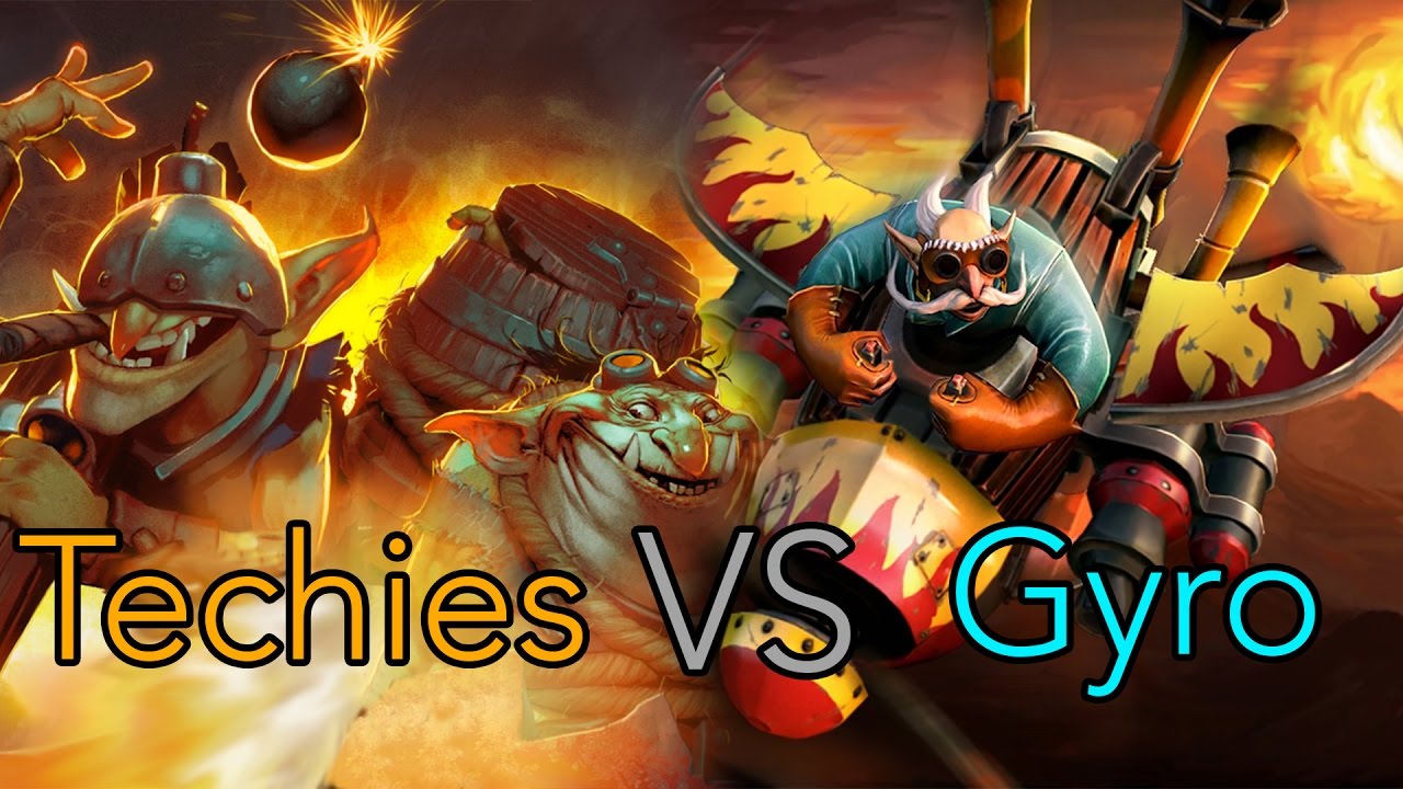 DOTA 2 Rap Battle! Techies VS Gyrocopter!