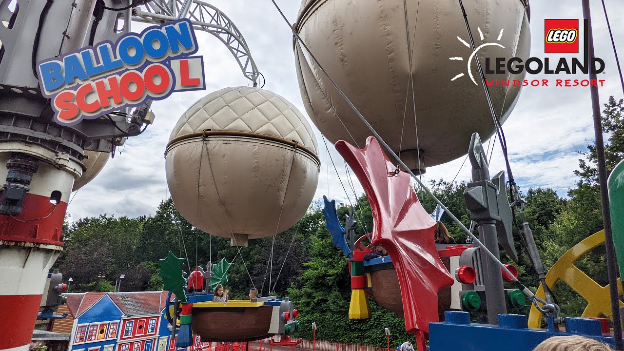 Balloon School On Ride at Legoland Windsor - July 2021 [4K]