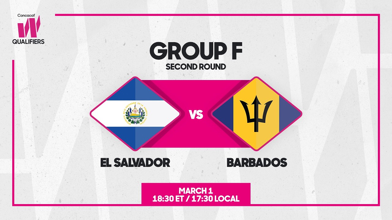 El Salvador vs Barbados | 2025/26 Concacaf W Qualifiers