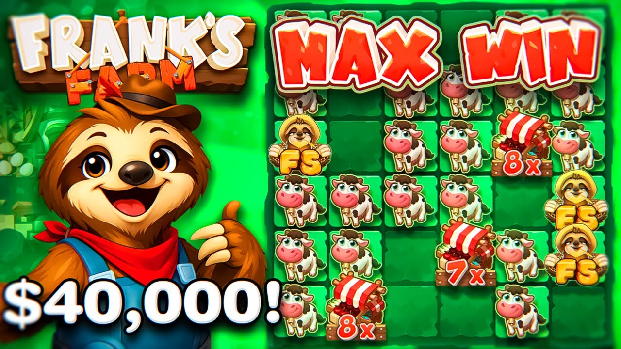 THE CRAZIEST $40,000 FRANKS FARM MAX WIN OF ALL TIME!