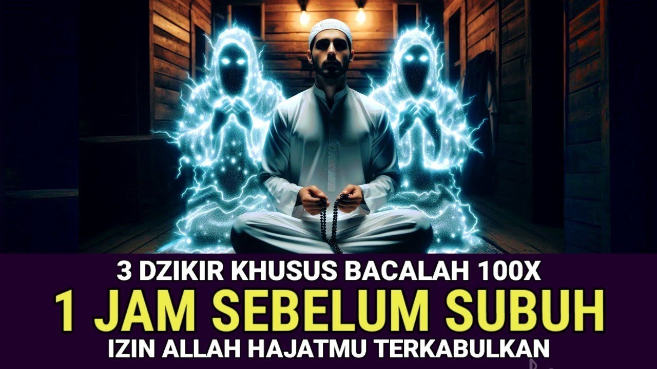 SEMPATKAN BACA KHUSUS DZIKIR 1 JAM SEBELUM SUBUH, SEMUA HAJAT DAN KEINGINAN ALLAH KABULKAN INSYAALLA