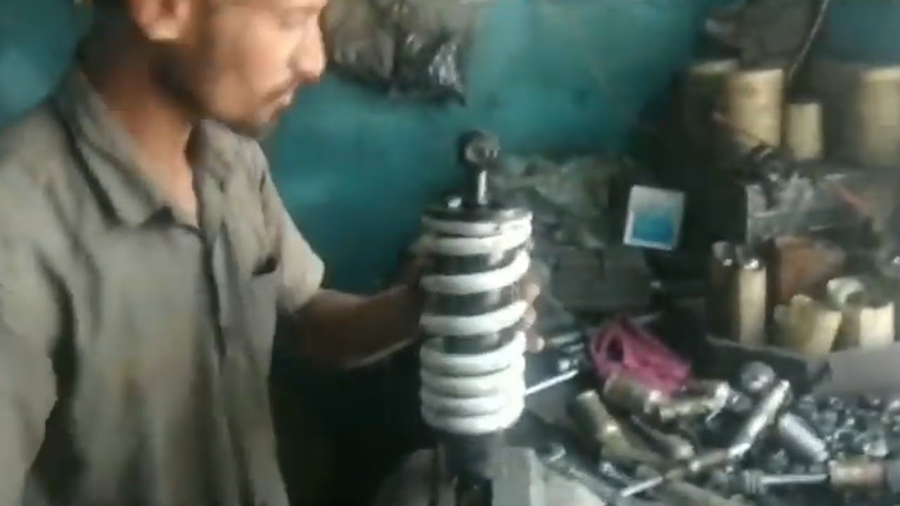 how to repair KTM DUKE shockobserber bijapur work