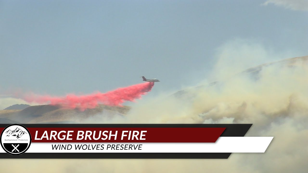 Large Brush Fire, Wind Wolves Preserve |1-19-21|