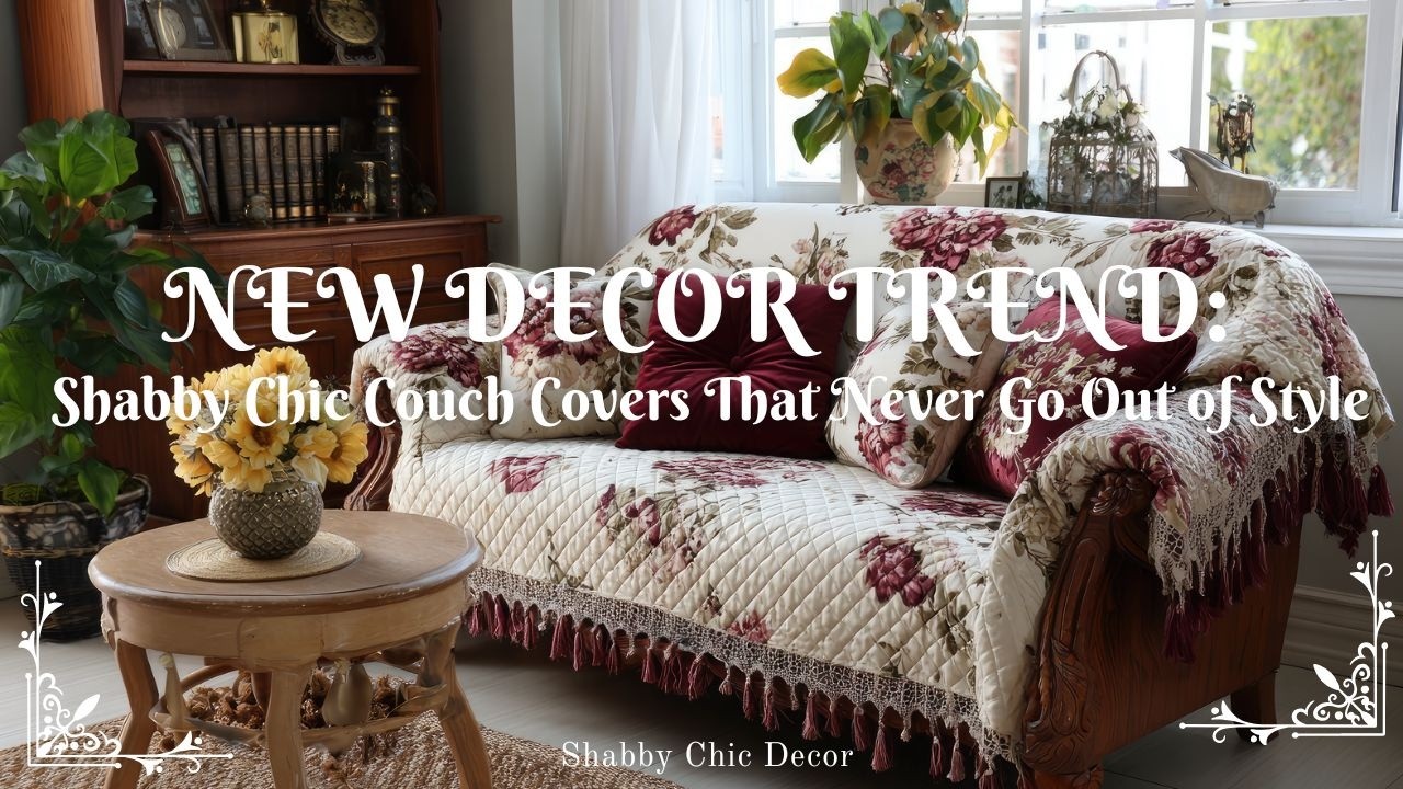 NEW DECOR TREND: Shabby Chic Couch Covers That Never Go Out of Style