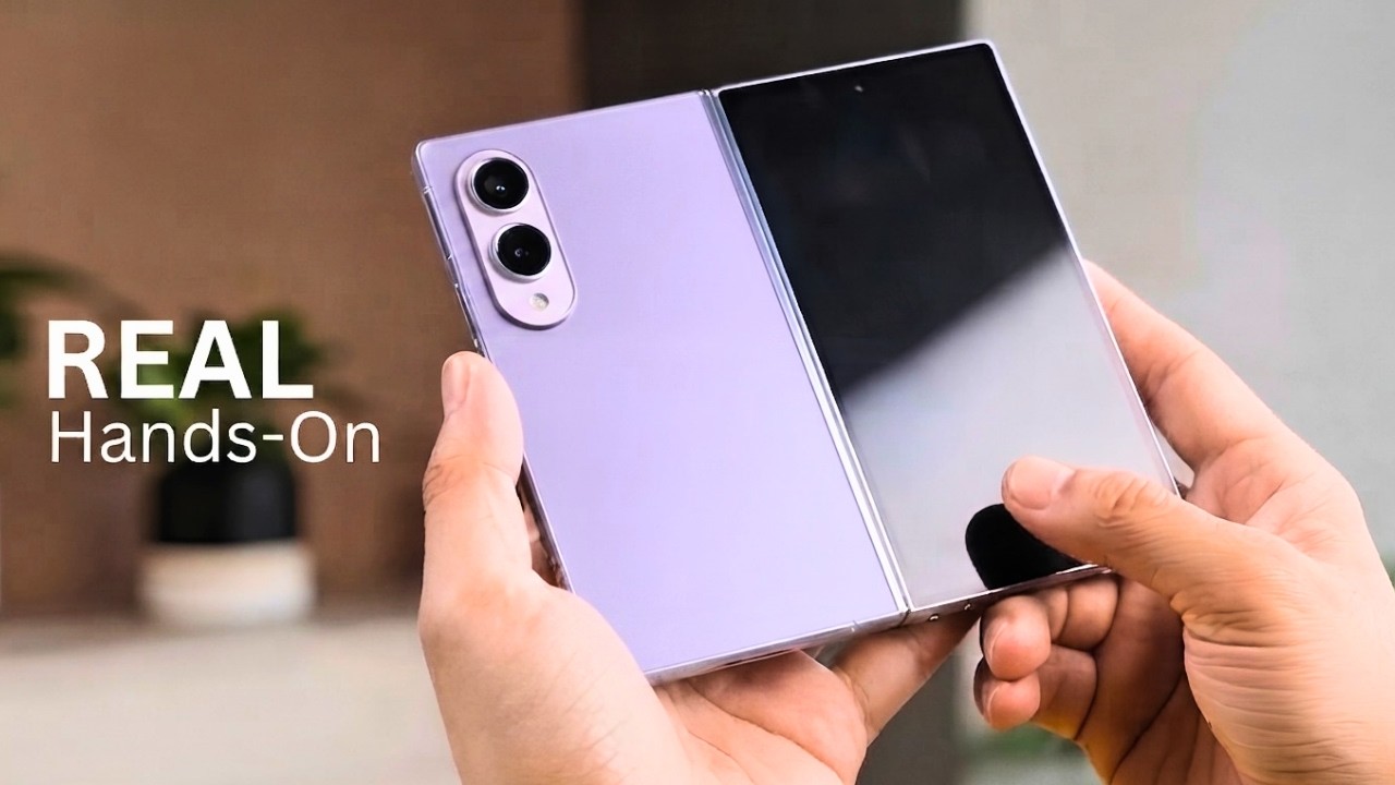 Samsung Galaxy Z Fold 8 - World's First Real-Life Hands-On!