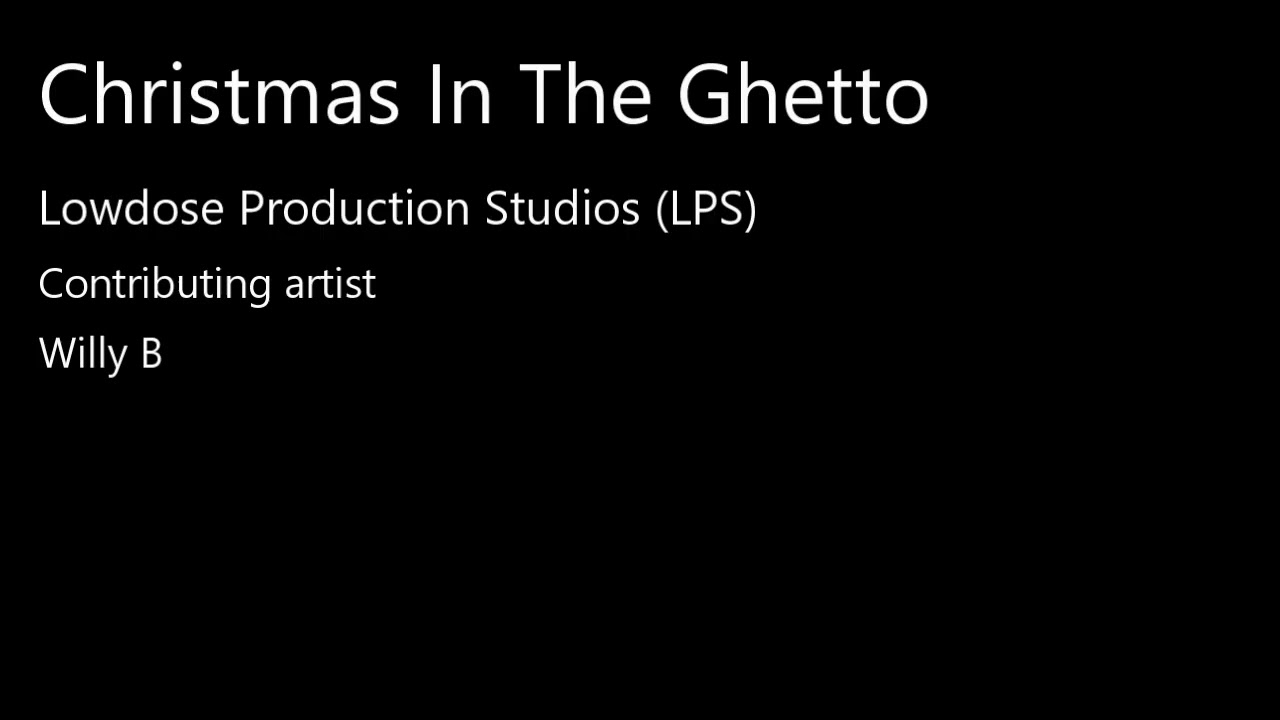 Christmas In The Ghetto