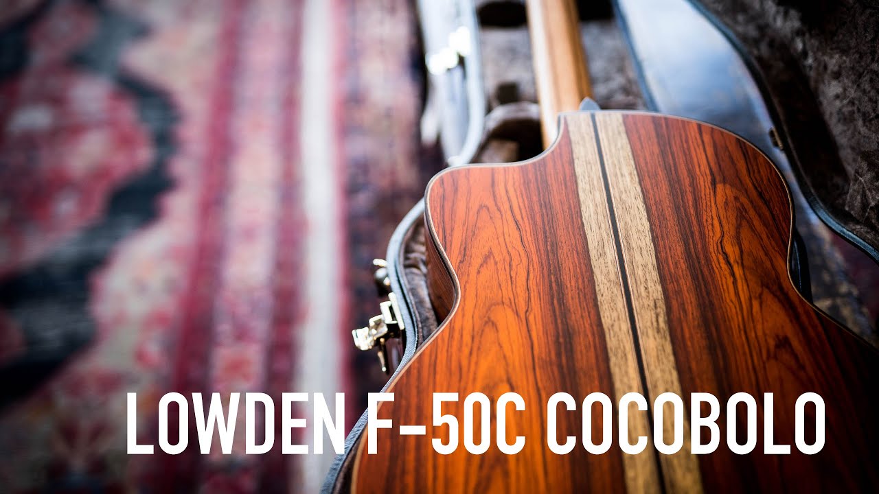 Lowden F-50C Cocobolo & Sinker Redwood at The Music Emporium