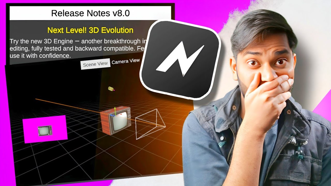 new 3d engine in node video editing| node video editing update