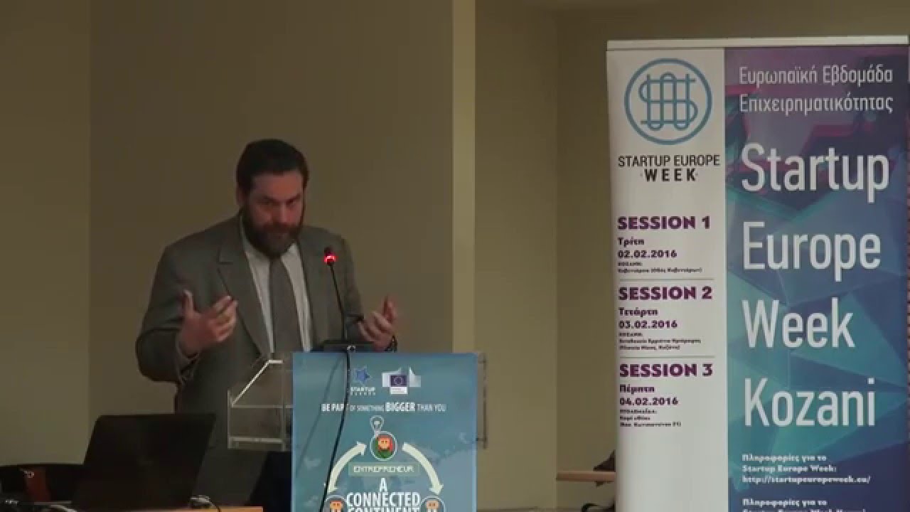 Startup Europe Week Kozani - Dimitris Tsigos