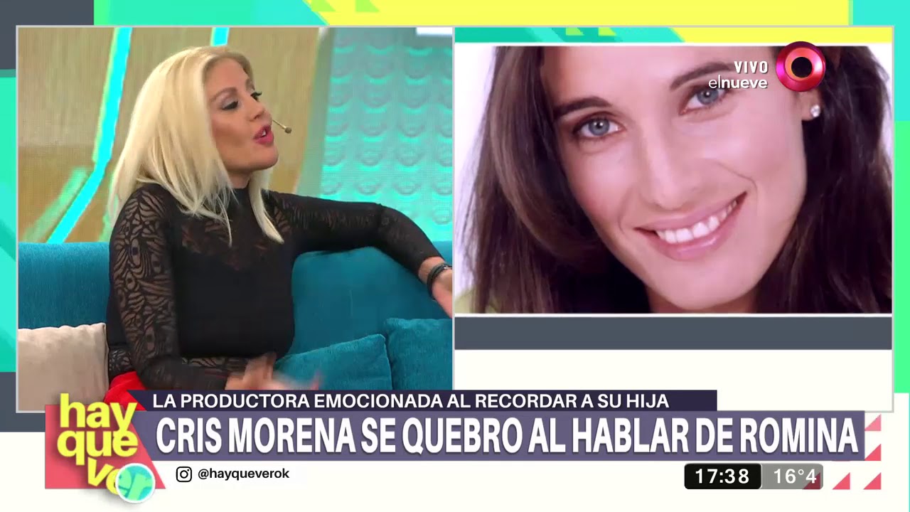 Cris Morena se quebró al hablar del especial de Romina