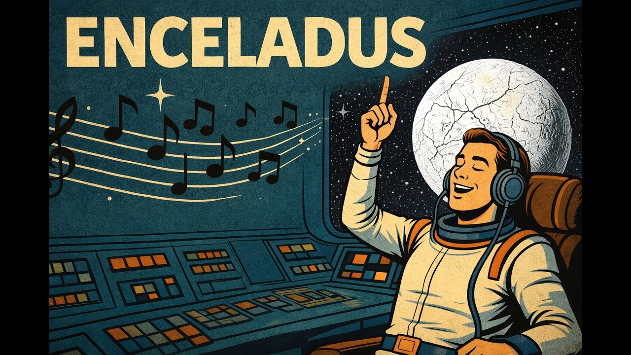 Space Jazz Voyager – Enceladus ❄️ | Icy Ambient Space Jazz for Study, Work & Sleep