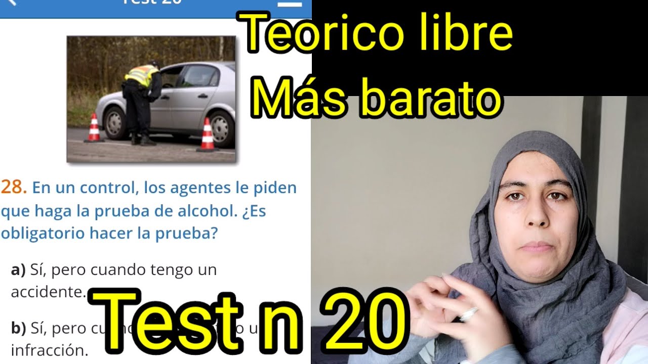 Ahora teórico más barato, test 20 ánimo 🚖🚖🛣️🛣️🛤️🛤️