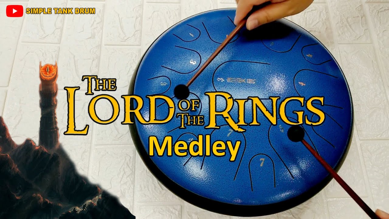 The Lord of The Rings Medley - Simple Tank Drum Cover with Tabs (E-book Vol.1)