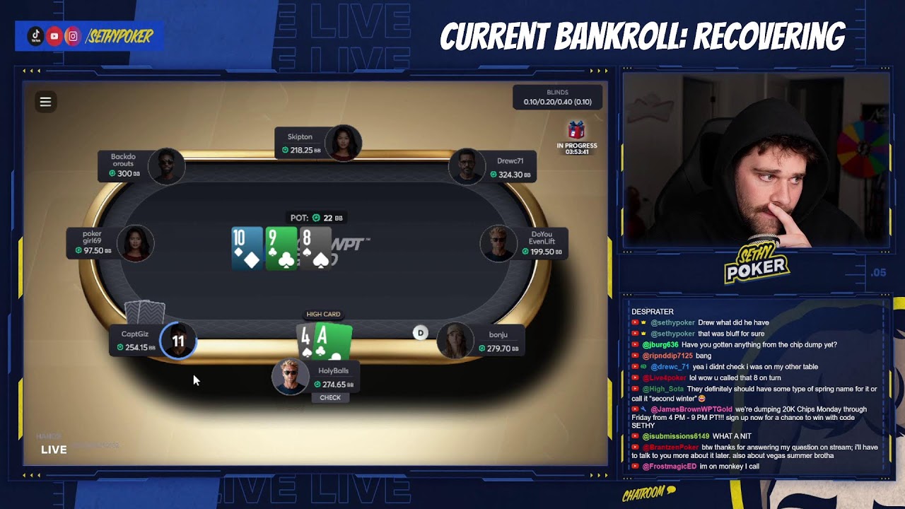 PLAYING MY BEST POKER!
