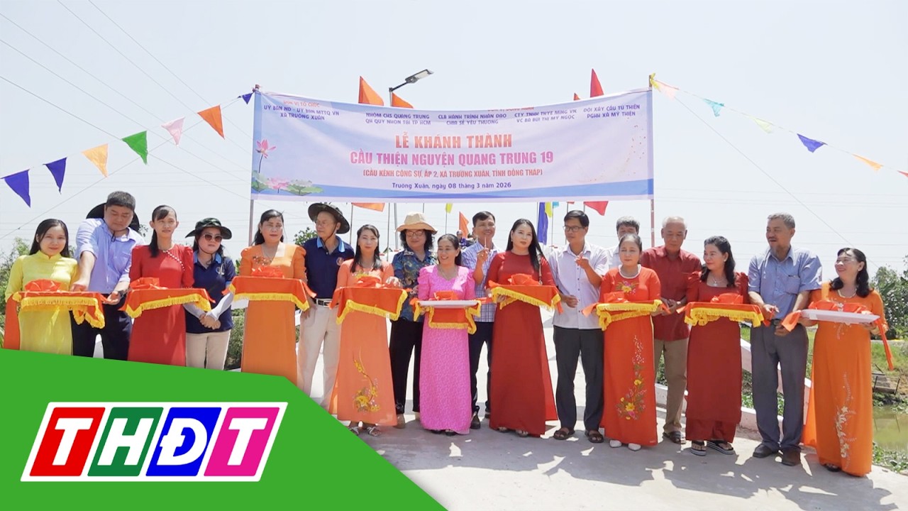 Xã Trường Xuân: Khánh thành cầu nông thôn và trao quà cho người dân | THDT
