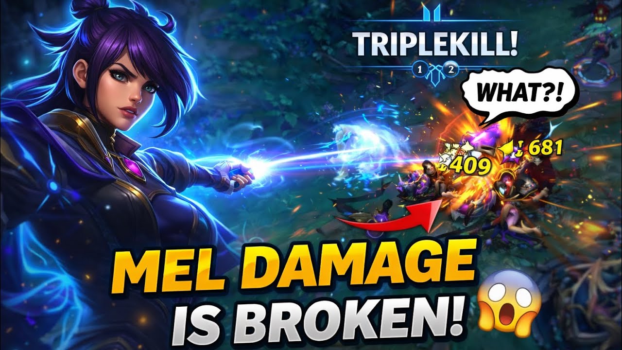 MEL DAMAGE IS BROKEN?! 😱 INSANE MIDLANE CARRY | Wild Rift
