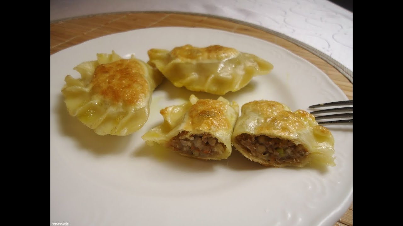 Pierogi z mięsem i kaszą gryczaną. Pyszota!!!