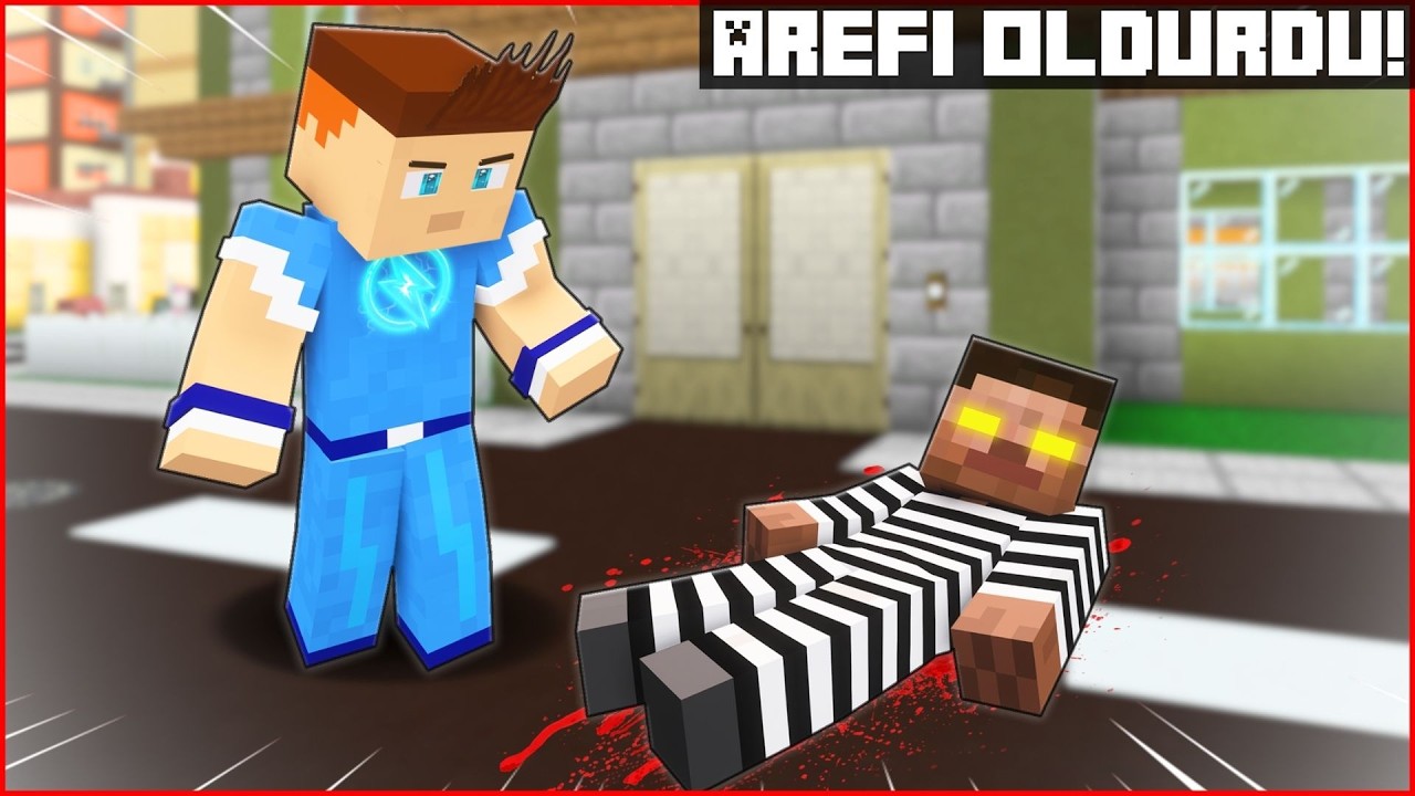 ELEKTRİK ADAM KEREM AREFİ ÖLDÜRDÜ! 😱 - Minecraft ZENGİN FAKİR HAYATI