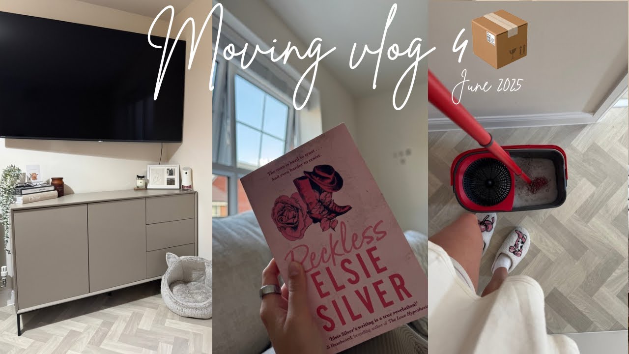 MOVING VLOG 4🏡 CLEAN WITH ME, TKMAXX AND HOMESENSE HAUL, B&Q TRIP🚚📦