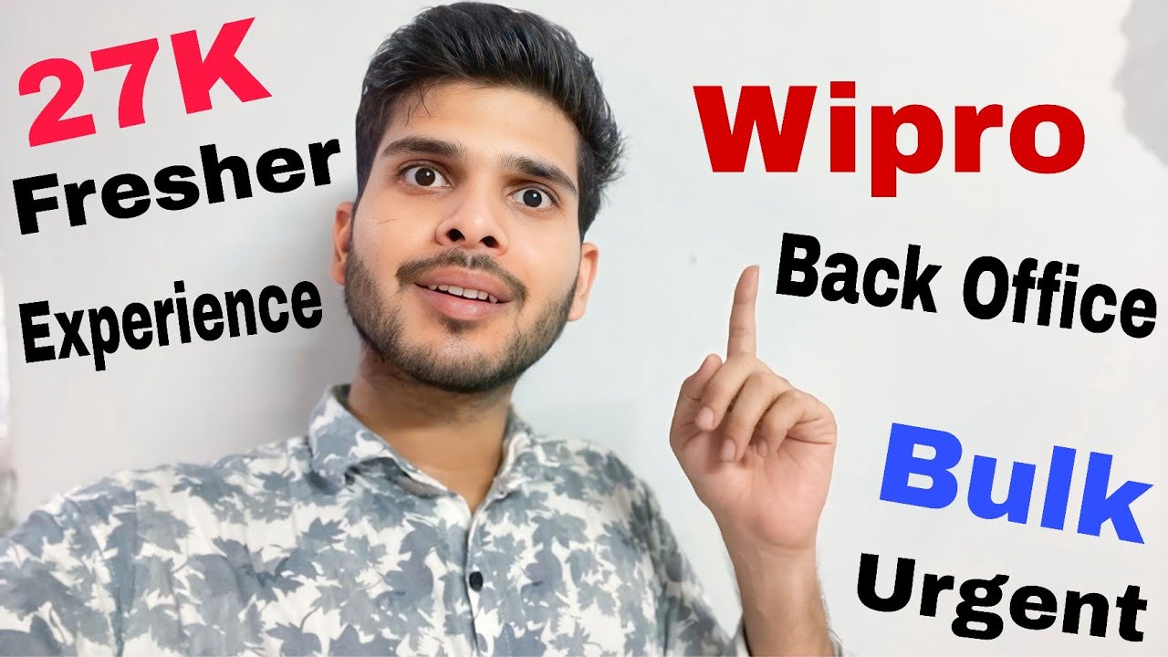 Wipro Bulk Hiring 2026 🥳 | Fresher and Experience | Work From Home | The Ravi Vlogs