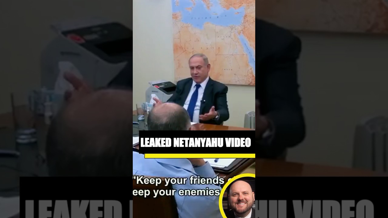 Утекшее в сеть видео Нетаньяху раскрывает, что он финансировал ХАМАС.