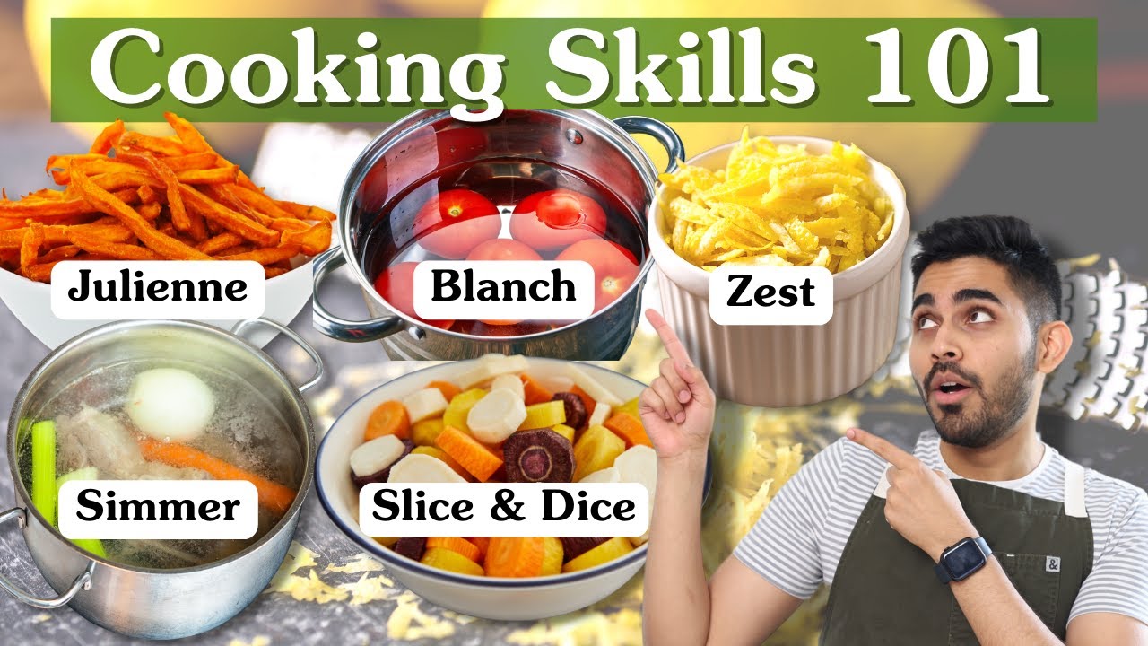 MUST-KNOW Kitchen Skills PART 1: How to Slice, Dice, Julienne, Zest, and Blanch