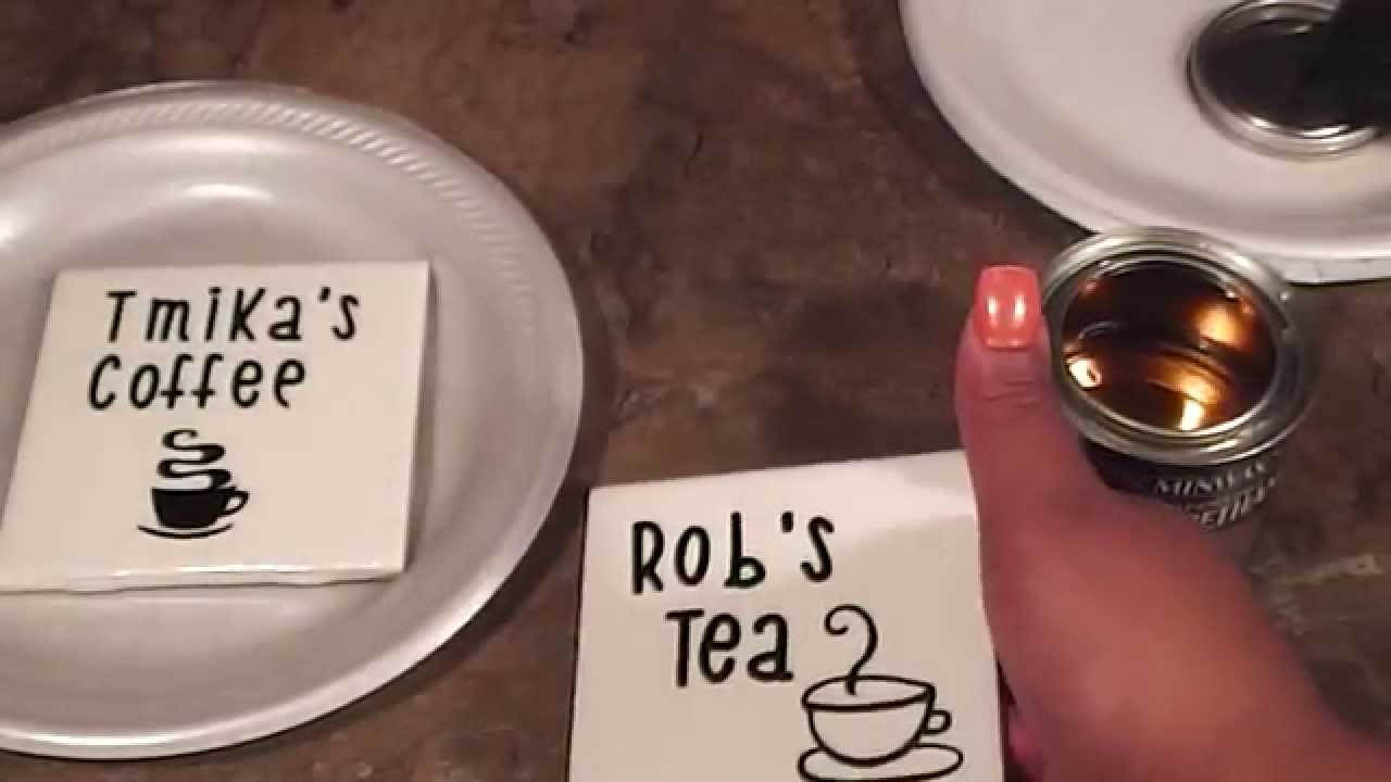 TUTORIAL: CUSTOM VINYL/TILE COASTERS