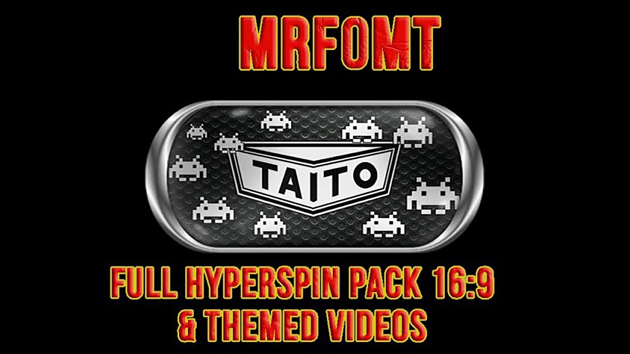 Taito Full Hyperspin Pack 16:9 + Videos Showcase