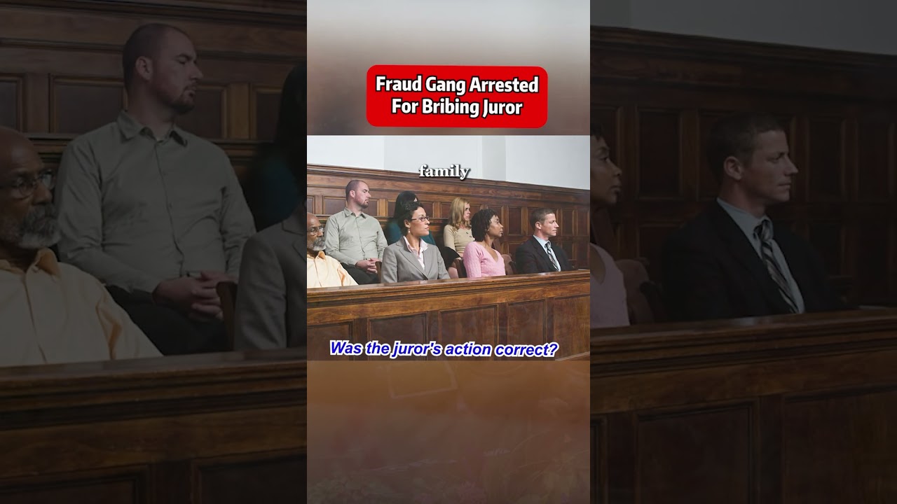 Fraud Gang Arrested For Bribing Juror#crime #court #fouryou #courtroom #prions #prionser #fypageシ