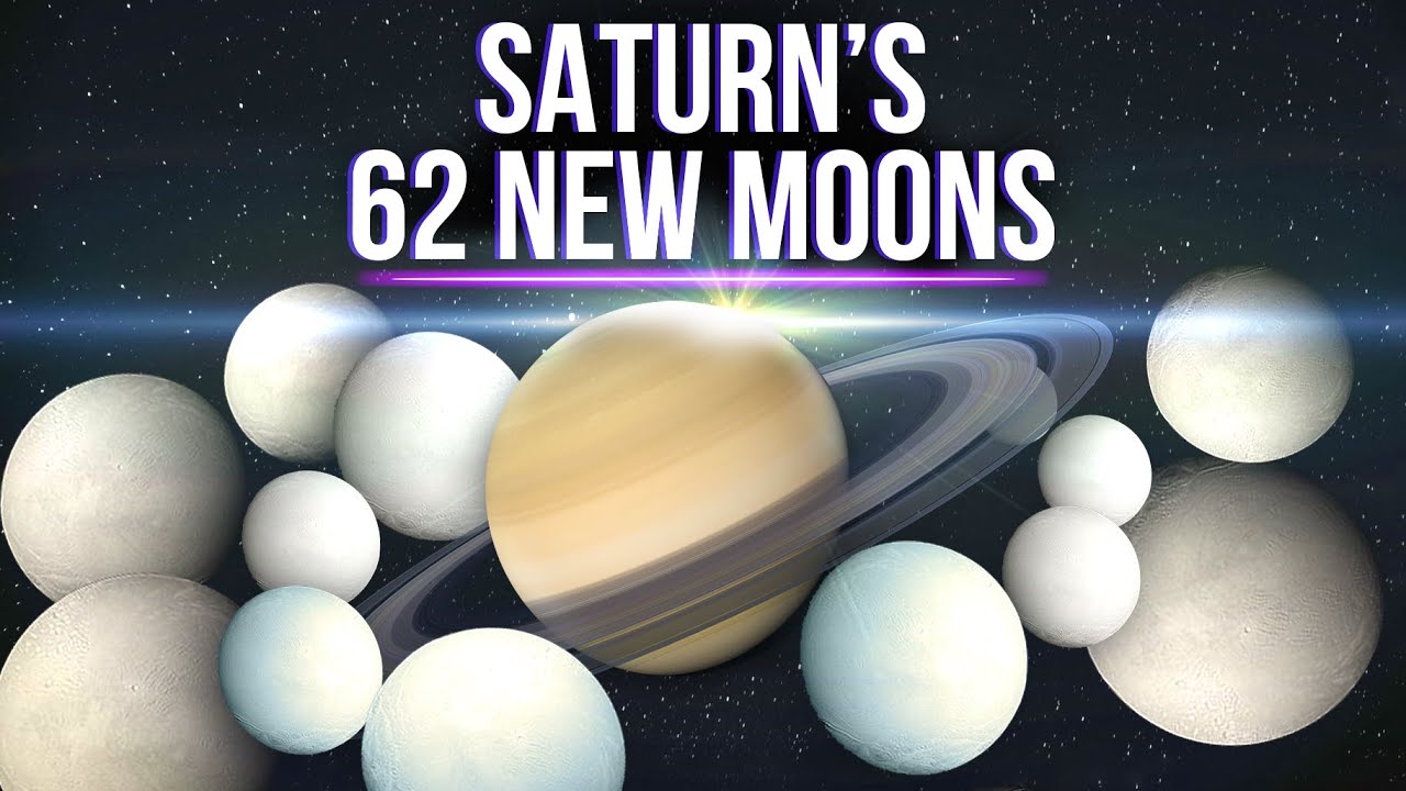 62 New Moons Discovered Orbiting Saturn, For A Record Of 145!