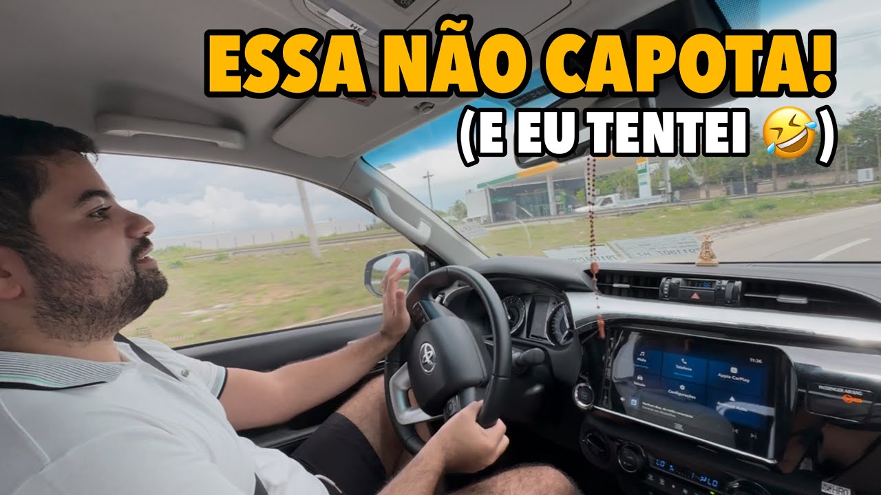 TESTEI A HILUX SRX PLUS 2025 - FAZ MUITA CURVA!!!