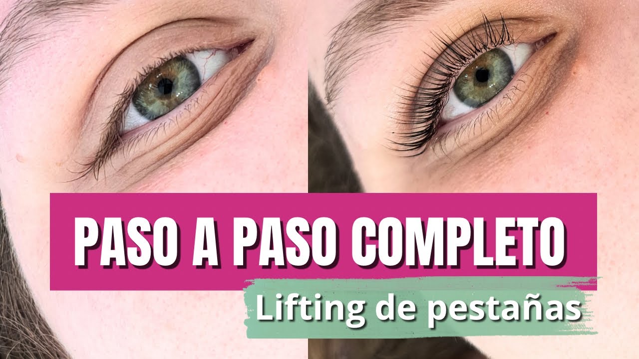 Lifting de pestañas: Paso a paso con técnica tradicional