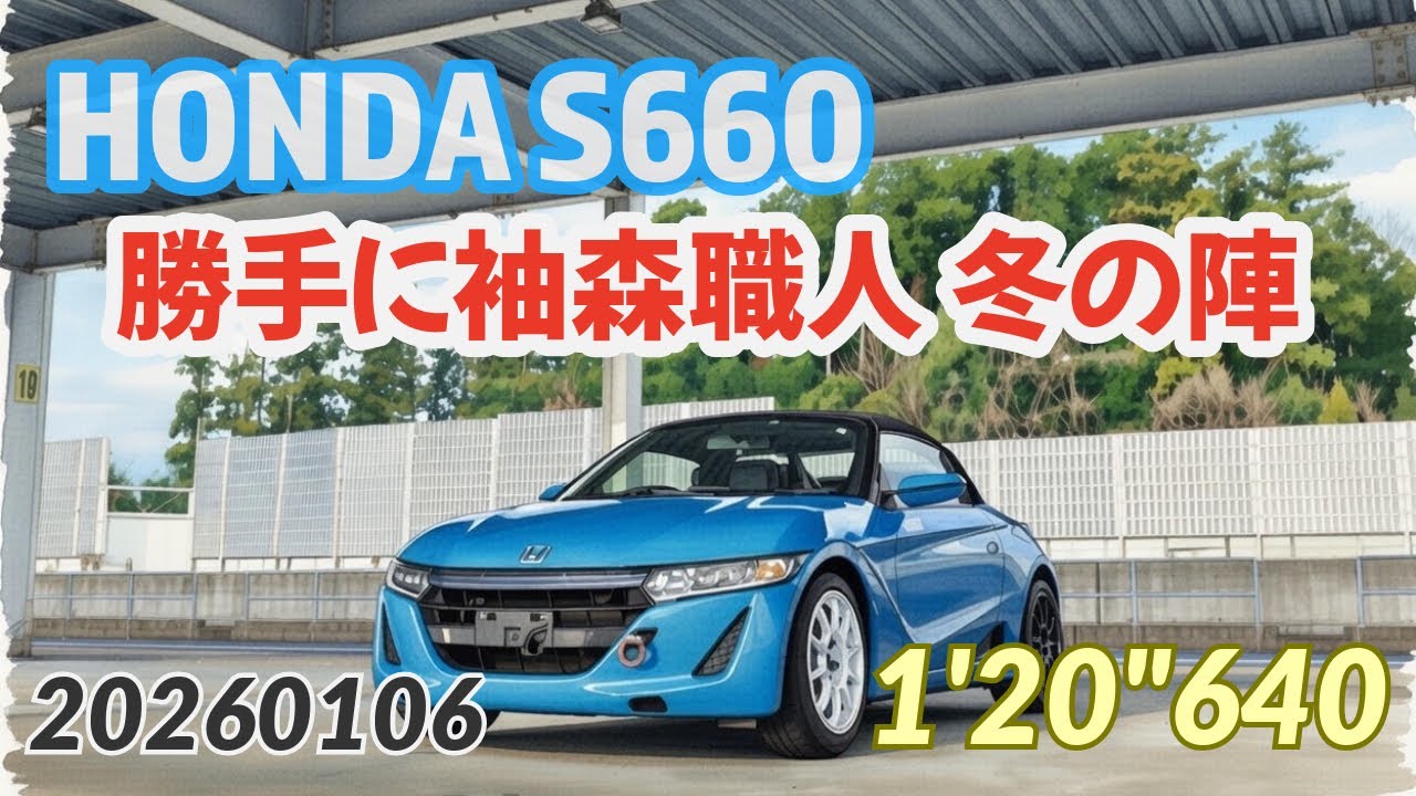 勝手に袖森職人GP冬の陣_260106