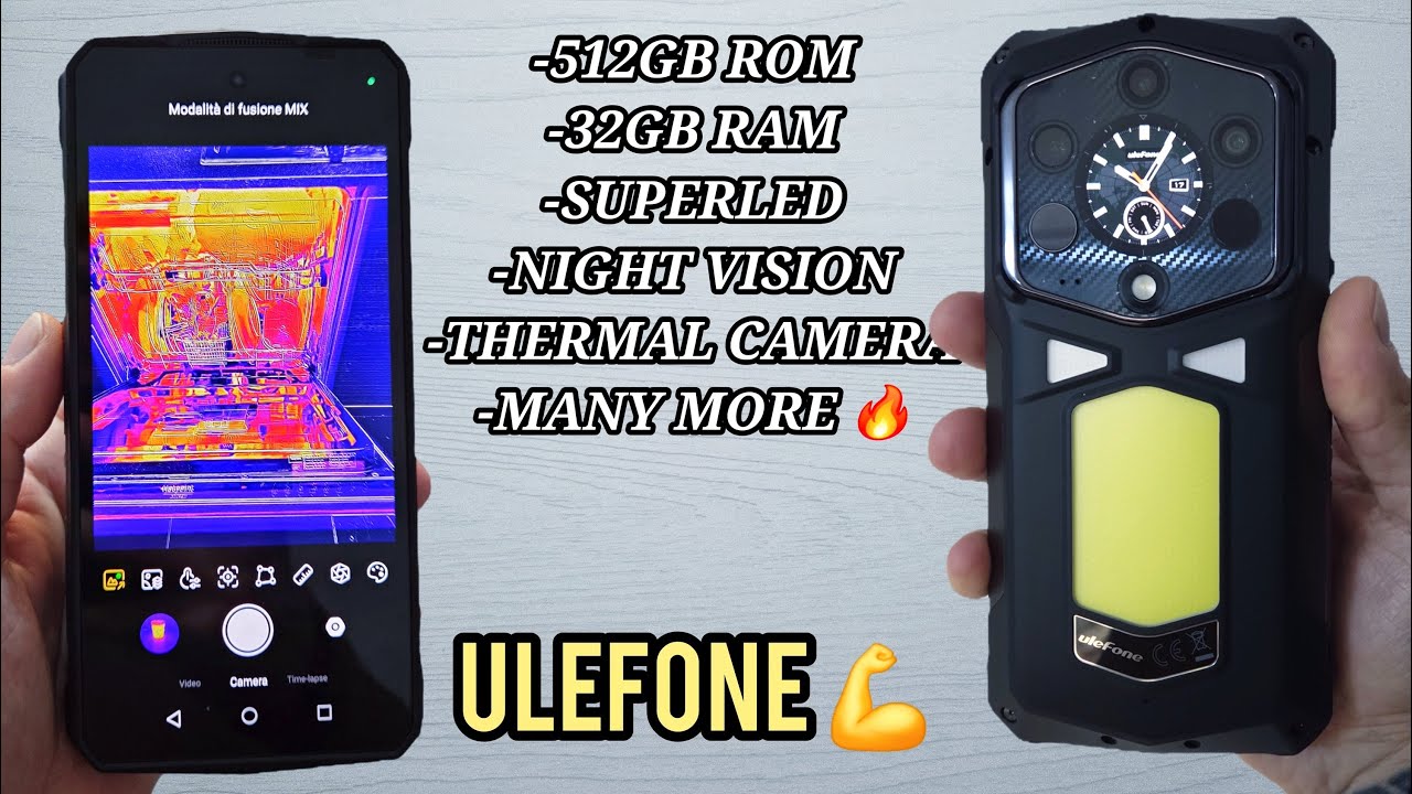 Smartphone con Camera Termica e Visore Notturno 😮ULEFONE ARMOR 29 PRO THERMAL | Best RUGGED Phone 🔥