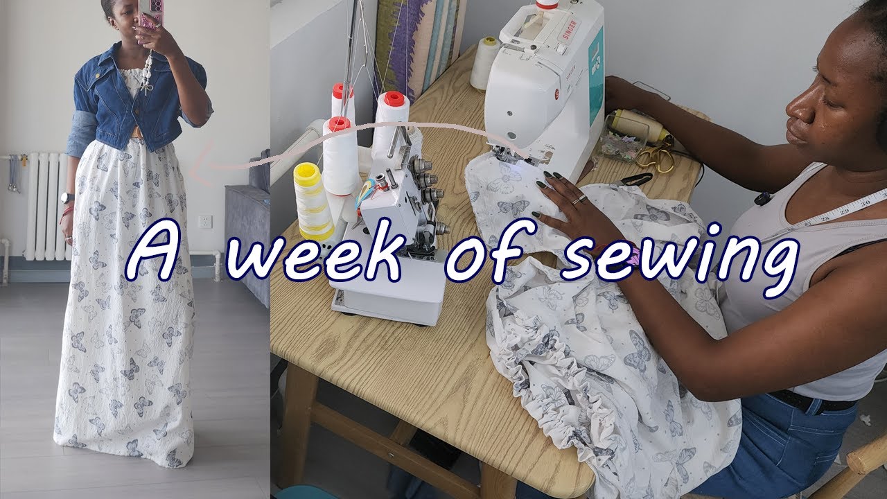 A Week Of Sewing My Me Made Wardrobe Part 1 \ BG DRESSMAKING PATTERNS